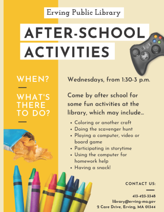 afterschool activities poster