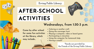 poster for after-school activities