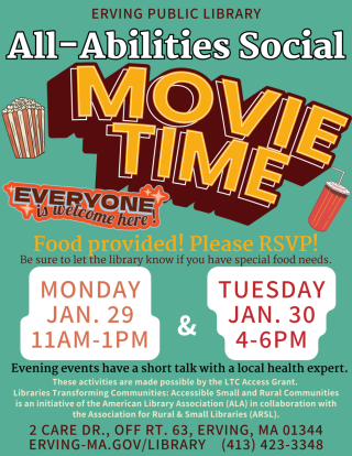 All Abilities Social: Movie Time poster