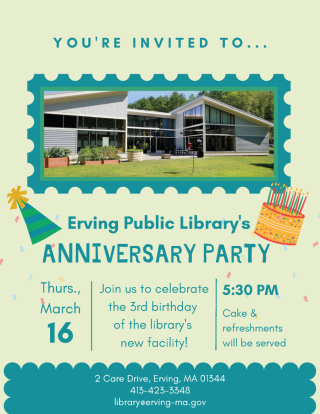 poster for building anniversary party