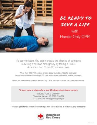 american red cross hands-only cpr class