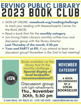 poster for November book club