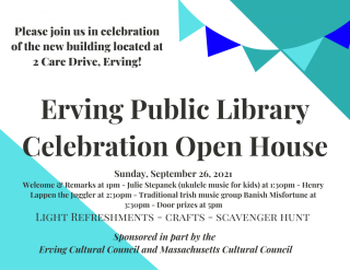 Library Celebration Open House Invitation