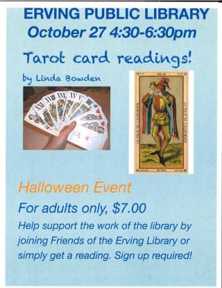 poster for tarot card reading