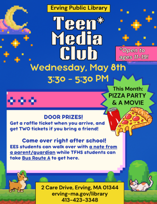 teen media club poster