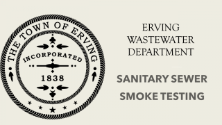 Sanitary Sewer Smoke Testing Project