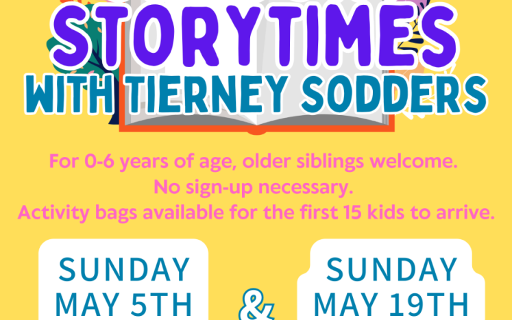 Poster for Sensory Story Times