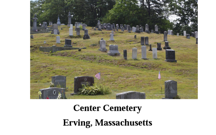 The cover of the 2022 Center Cemetery restoration report